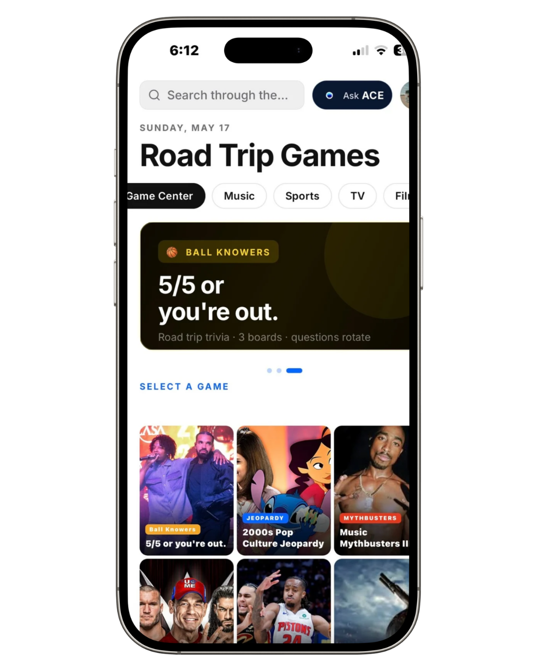 App screen